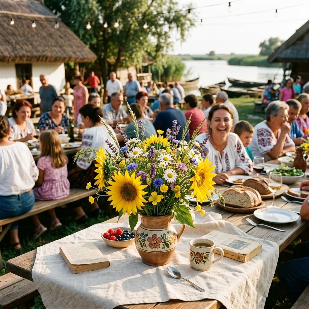 Floarea-soarelui în comunitatea din Delta Dunării